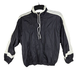 Vtg Nike Jacket Windbreaker Sz Medium 90s Style Active Track Full Zip y2k 90